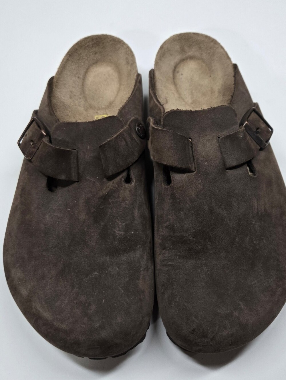 Birkenstock BOSTON habana Leather Clogs